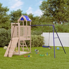 Outdoor playground made of solid pine wood by vidaXL, Swings and play structures - Ref: Foro24-3278968, Price: 371,48 €, Disc...