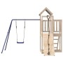 Outdoor playground made of solid pine wood by vidaXL, Swings and play structures - Ref: Foro24-3278968, Price: 371,94 €, Disc...