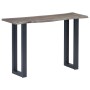 Console table 115x35x76 cm made of solid acacia wood and gray iron by vidaXL, Side tables - Ref: Foro24-247831, Price: 114,42...