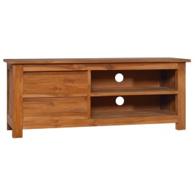 Solid teak wood TV cabinet 100x30x40 cm by vidaXL, TV Furniture - Ref: Foro24-289081, Price: 145,14 €, Discount: %