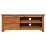 Solid teak wood TV cabinet 100x30x40 cm by vidaXL, TV Furniture - Ref: Foro24-289081, Price: 145,70 €, Discount: %