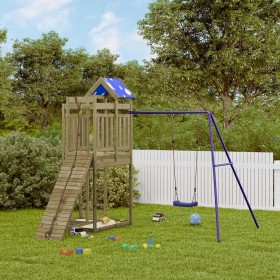 Spielplatz im Freien aus imprägniertem Kiefernholz von vidaXL, Schaukeln und Spielgeräte - Ref: Foro24-3278994, Preis: 470,99...