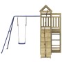 Spielplatz im Freien aus imprägniertem Kiefernholz von vidaXL, Schaukeln und Spielgeräte - Ref: Foro24-3278994, Preis: 470,99...