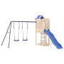 Outdoor-Spielplatz aus massivem Kiefernholz von vidaXL, Schaukeln und Spielgeräte - Ref: Foro24-3279001, Preis: 461,99 €, Rab...