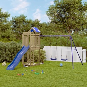 Spielplatz im Freien aus imprägniertem Kiefernholz von vidaXL, Schaukeln und Spielgeräte - Ref: Foro24-3279003, Preis: 494,99...