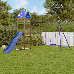 Spielplatz im Freien aus imprägniertem Kiefernholz von vidaXL, Schaukeln und Spielgeräte - Ref: Foro24-3279060, Preis: 378,85...