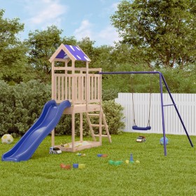 Outdoor-Spielplatz aus massivem Kiefernholz von vidaXL, Schaukeln und Spielgeräte - Ref: Foro24-3279076, Preis: 333,99 €, Rab...