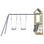 Outdoor-Spielplatz aus imprägniertem Kiefernholz von vidaXL, Schaukeln und Spielgeräte - Ref: Foro24-3279081, Preis: 362,43 €...