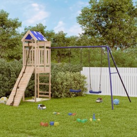 Outdoor-Spielplatz aus massivem Kiefernholz von vidaXL, Schaukeln und Spielgeräte - Ref: Foro24-3279097, Preis: 349,93 €, Rab...