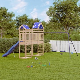 Outdoor-Spielplatz aus massivem Kiefernholz von vidaXL, Schaukeln und Spielgeräte - Ref: Foro24-3279127, Preis: 623,99 €, Rab...