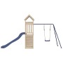 Outdoor-Spielplatz aus massivem Kiefernholz von vidaXL, Schaukeln und Spielgeräte - Ref: Foro24-3279184, Preis: 340,99 €, Rab...