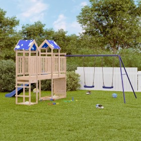 Outdoor-Spielplatz aus massivem Kiefernholz von vidaXL, Schaukeln und Spielgeräte - Ref: Foro24-3279190, Preis: 533,99 €, Rab...