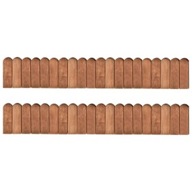 Garden edge rolls 2 units pine wood impregnated 120 cm by vidaXL, Garden edging and edging - Ref: Foro24-3053644, Price: 33,4...