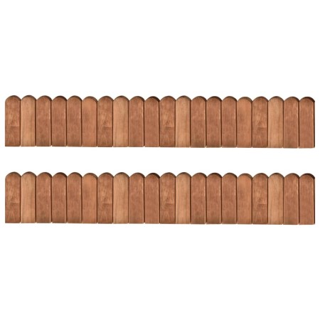 Garden edge rolls 2 units pine wood impregnated 120 cm by vidaXL, Garden edging and edging - Ref: Foro24-3053644, Price: 33,4...