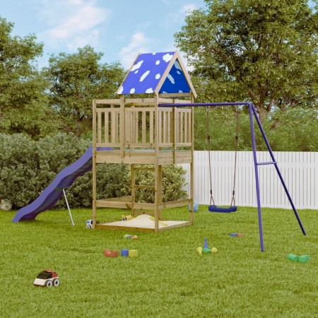 Spielplatz im Freien aus imprägniertem Kiefernholz von vidaXL, Schaukeln und Spielgeräte - Ref: Foro24-3279216, Preis: 504,01...