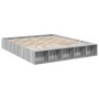 Estructura de cama madera de ingeniería gris Sonoma 200x200 cm de vidaXL, Camas y somieres - Ref: Foro24-3280543, Precio: 174...