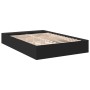 Black engineered wood bed frame 150x200 cm by vidaXL, Beds and slatted bases - Ref: Foro24-3280560, Price: 153,02 €, Discount: %