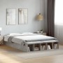 Concrete gray engineered wood bed frame 140x200cm by vidaXL, Beds and slatted bases - Ref: Foro24-3280569, Price: 163,31 €, D...