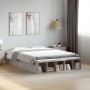 Estructura de cama madera de ingeniería gris hormigón 120x200cm de vidaXL, Camas y somieres - Ref: Foro24-3280576, Precio: 13...