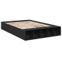 Black engineered wood bed frame 120x200 cm by vidaXL, Beds and slatted bases - Ref: Foro24-3280574, Price: 159,42 €, Discount: %