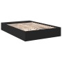 Black engineered wood bed frame 120x200 cm by vidaXL, Beds and slatted bases - Ref: Foro24-3280574, Price: 159,42 €, Discount: %