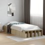 Estructura de cama madera de ingeniería roble Sonoma 75x190 cm de vidaXL, Camas y somieres - Ref: Foro24-3280624, Precio: 100...