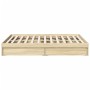 Sonoma oak engineered wood bed with drawers 120x200 cm by vidaXL, Beds and slatted bases - Ref: Foro24-3280666, Price: 190,58...