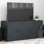 Anthracite gray steel TV cabinet 99x39x44 cm by vidaXL, TV Furniture - Ref: Foro24-841645, Price: 105,71 €, Discount: %