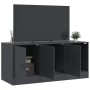 Anthracite gray steel TV cabinet 99x39x44 cm by vidaXL, TV Furniture - Ref: Foro24-841645, Price: 105,71 €, Discount: %