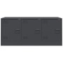 Anthracite gray steel TV cabinet 99x39x44 cm by vidaXL, TV Furniture - Ref: Foro24-841645, Price: 105,71 €, Discount: %