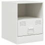 White steel nightstand 34.5x39x44 cm by vidaXL, Nightstands - Ref: Foro24-841761, Price: 64,99 €, Discount: %