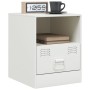 White steel nightstand 34.5x39x44 cm by vidaXL, Nightstands - Ref: Foro24-841761, Price: 64,99 €, Discount: %