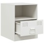 White steel nightstand 34.5x39x44 cm by vidaXL, Nightstands - Ref: Foro24-841761, Price: 64,99 €, Discount: %