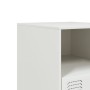 White steel nightstand 34.5x39x44 cm by vidaXL, Nightstands - Ref: Foro24-841761, Price: 64,99 €, Discount: %