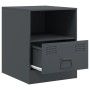 Bedside tables 2 units anthracite gray 34.5x39x44 cm by vidaXL, Nightstands - Ref: Foro24-841756, Price: 107,35 €, Discount: %