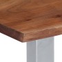 Coffee table natural edge solid acacia wood 60x60x40 cm by vidaXL, Coffee table - Ref: Foro24-247826, Price: 94,96 €, Discoun...