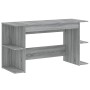 Escritorio madera de ingeniería gris Sonoma 140x50x75 cm de vidaXL, Escritorios - Ref: Foro24-840553, Precio: 99,09 €, Descue...