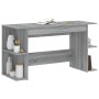 Escritorio madera de ingeniería gris Sonoma 140x50x75 cm de vidaXL, Escritorios - Ref: Foro24-840553, Precio: 99,09 €, Descue...