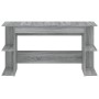 Escritorio madera de ingeniería gris Sonoma 140x50x75 cm de vidaXL, Escritorios - Ref: Foro24-840553, Precio: 99,09 €, Descue...