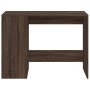 Escritorio de madera de ingeniería marrón roble 102x50x75 cm de vidaXL, Escritorios - Ref: Foro24-840547, Precio: 91,81 €, De...