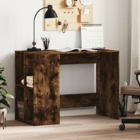 Smoked oak engineered wood desk 102x50x75 cm by vidaXL, Desks - Ref: Foro24-840545, Price: 89,32 €, Discount: %