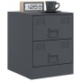 Bedside tables 2 units anthracite gray 34.5x39x44 cm by vidaXL, Nightstands - Ref: Foro24-841624, Price: 122,04 €, Discount: %