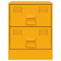 Nightstands 2 units yellow steel 34.5x39x44 cm by vidaXL, Nightstands - Ref: Foro24-841626, Price: 121,99 €, Discount: %