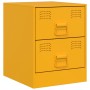 Nightstands 2 units yellow steel 34.5x39x44 cm by vidaXL, Nightstands - Ref: Foro24-841626, Price: 121,99 €, Discount: %