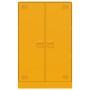 Aparador de acero amarillo mostaza 67x39x107 cm de vidaXL, Aparadores - Ref: Foro24-841664, Precio: 163,99 €, Descuento: %