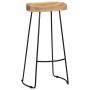 Gavin kitchen stools, 2 units, solid mango wood. by vidaXL, Kitchen stools - Ref: Foro24-247838, Price: 143,71 €, Discount: %