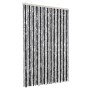 Gray and black chenille fly curtain 118x220 cm by vidaXL, Mosquito nets for windows - Ref: Foro24-4004881, Price: 73,22 €, Di...