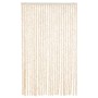 Beige-weißer Chenille-Fliegenschutzvorhang, 118 x 220 cm von vidaXL, Moskitonetze für Fenster - Ref: Foro24-4004883, Preis: 7...