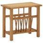 Mesa revistero madera maciza de roble 45x27x42 cm de vidaXL, Mesas auxiliares - Ref: Foro24-289184, Precio: 77,59 €, Descuent...