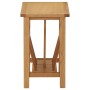 Mesa revistero madera maciza de roble 45x27x42 cm de vidaXL, Mesas auxiliares - Ref: Foro24-289184, Precio: 77,59 €, Descuent...